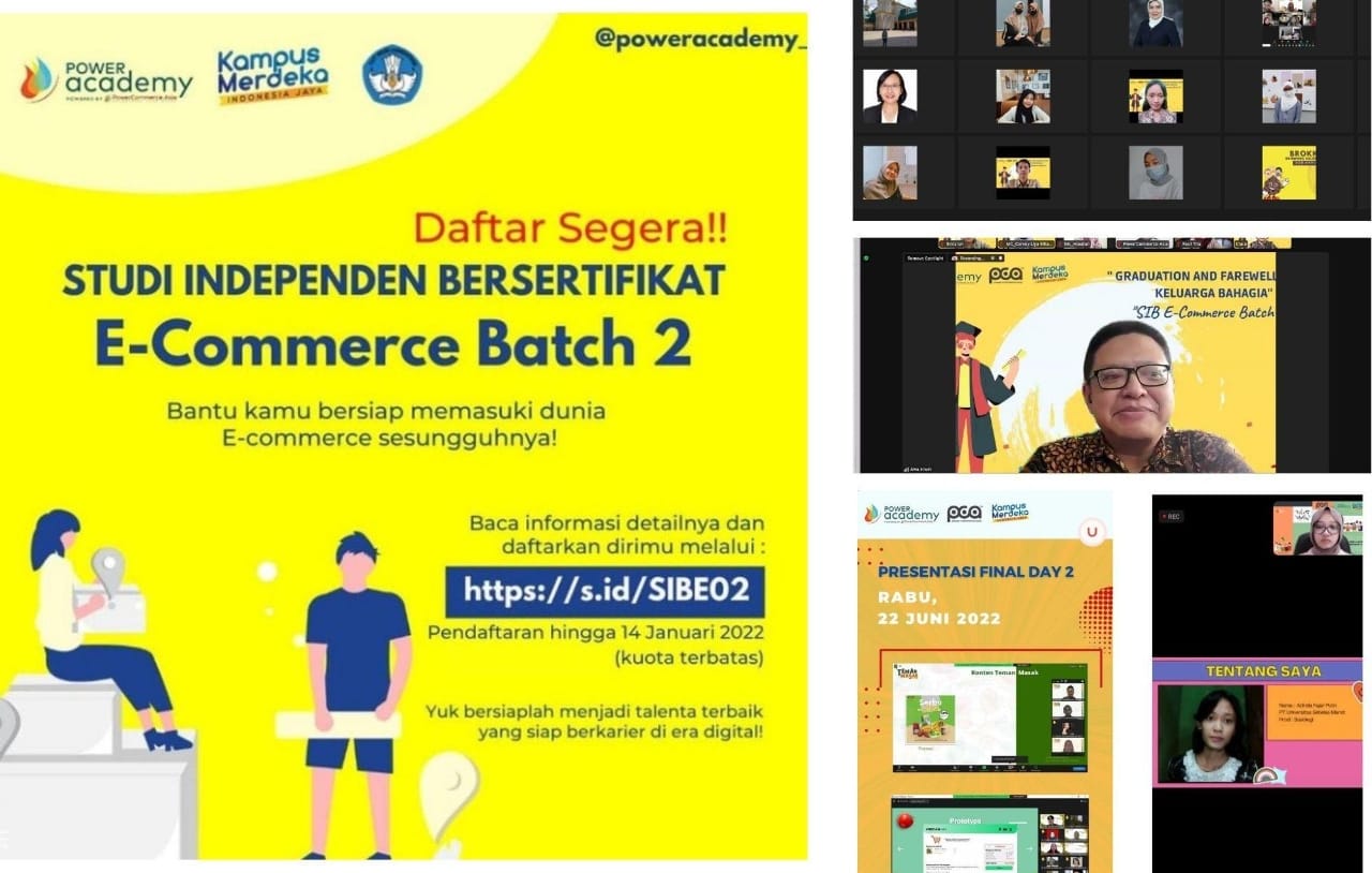 Perluas Minat dan Pengembangan Skill Kerja dalam Bidang E-Commerce Untuk Masa Depan Melalui Program Studi Independen di Power Academy powered by Power Commerce Asia(PT Mitra Semeru Indonesia)