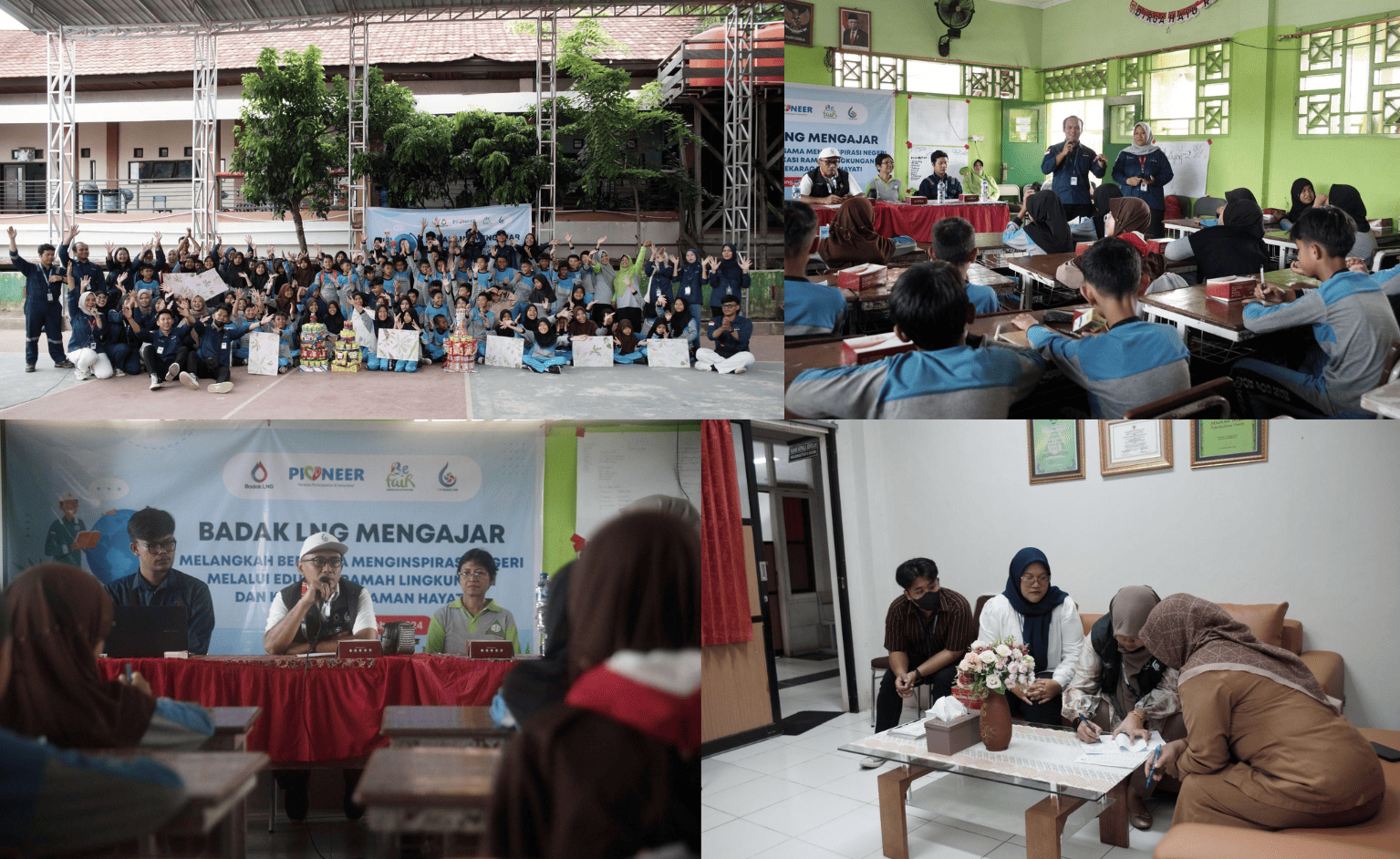 Implementasi Program PIONEER (Perwira Participation & Volunteer) oleh CSR Badak LNG dalam Mendukung Pendidikan Berkelanjutan di Kota Bontang