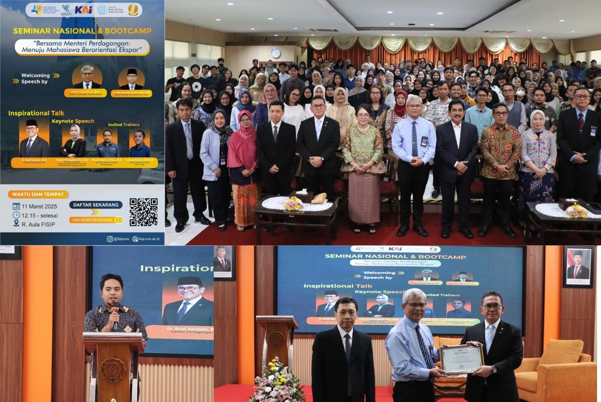 Seminar Nasional Bersama Menteri Perdagangan, Alumni Sosiologi Berkesempatan menjadi Invited Trainers